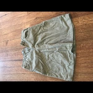 Brandy Melville corduroy mini skirt